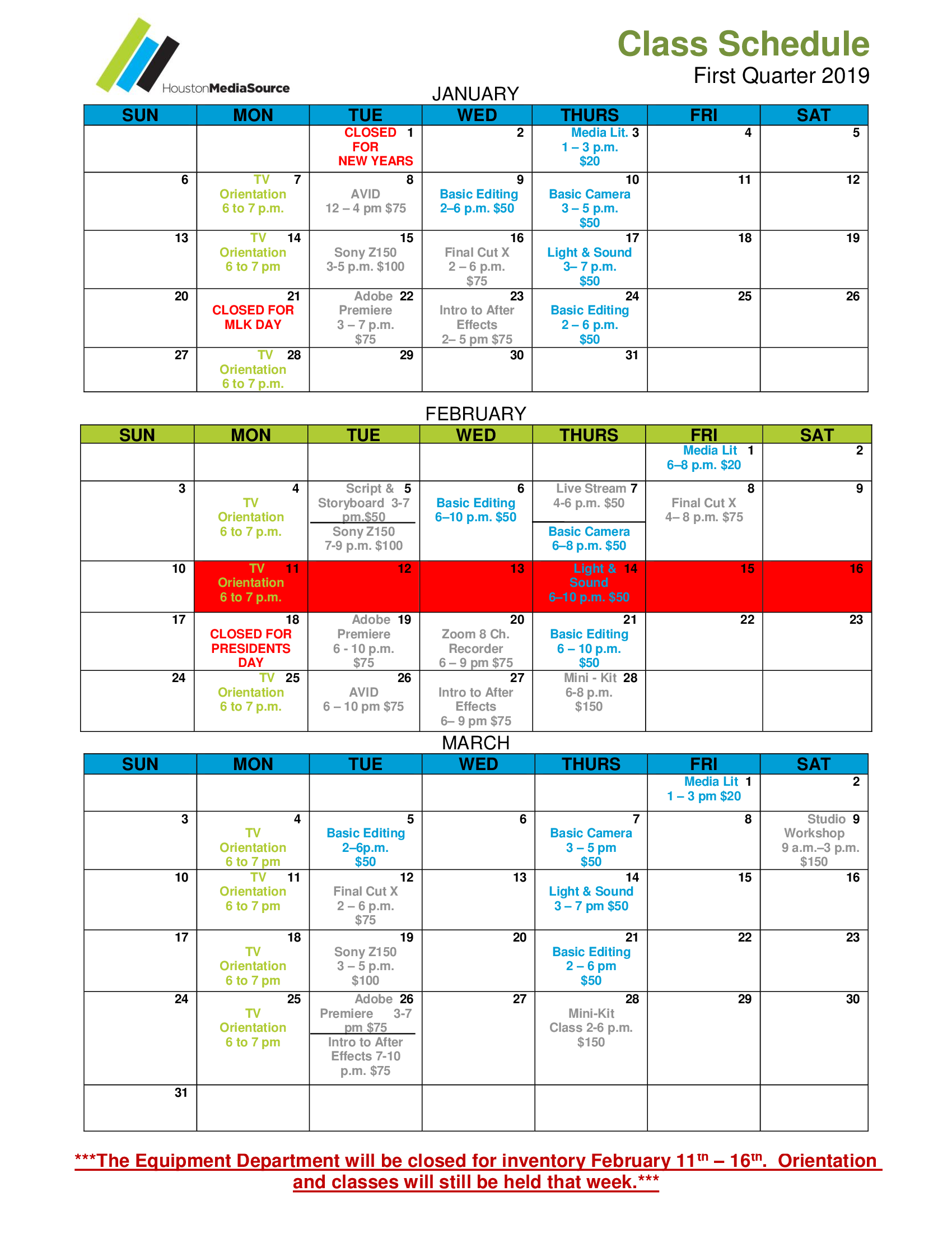 class-schedule-houston-media-source